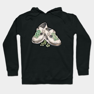 Watercolor St Patricks Day Shoes Hoodie